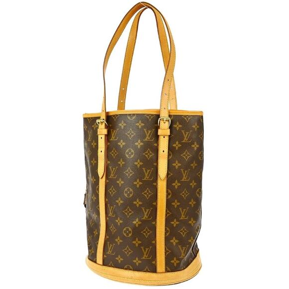 AUTHENTIC LOUIS VUITTON MONOGRAM BUCKET GM TOTE BAG DK5111 - Picture 2 of 8